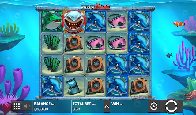 Razor Shark Nyerőgép képernyőkép