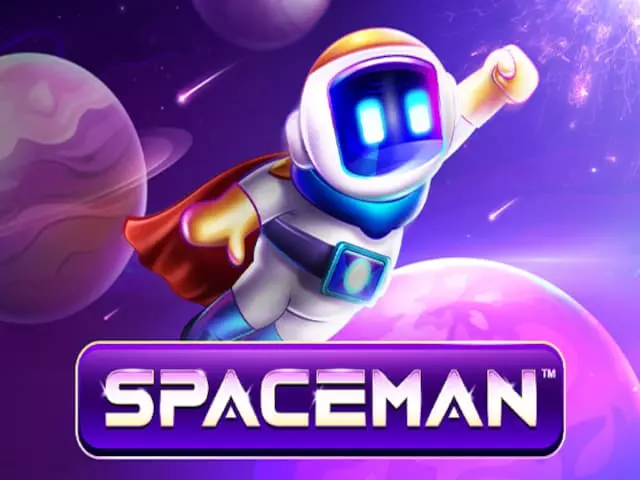 Spaceman crash játék banner — Pragmatic Play űrhajós a szorzógörbével